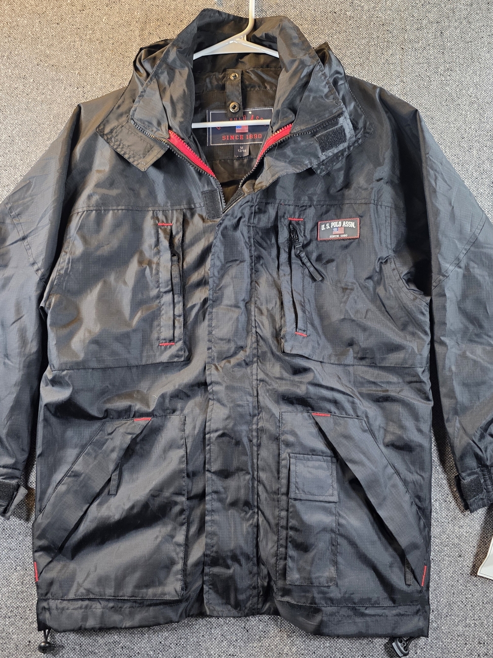 U.S. Polo Assn 3-in-1 System Jacket Black M 12/14 NWT